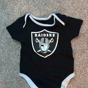 Raiders onsie 18 month